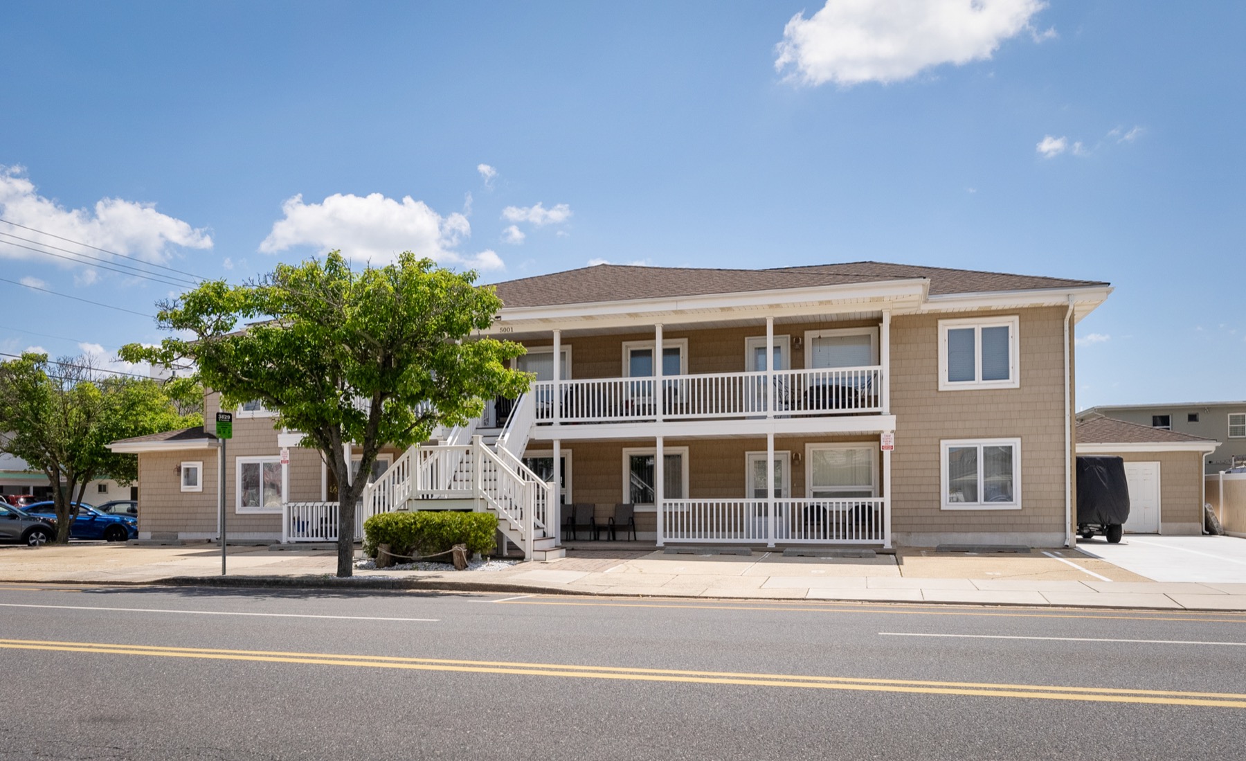 Exterior of the Wildwood condo building